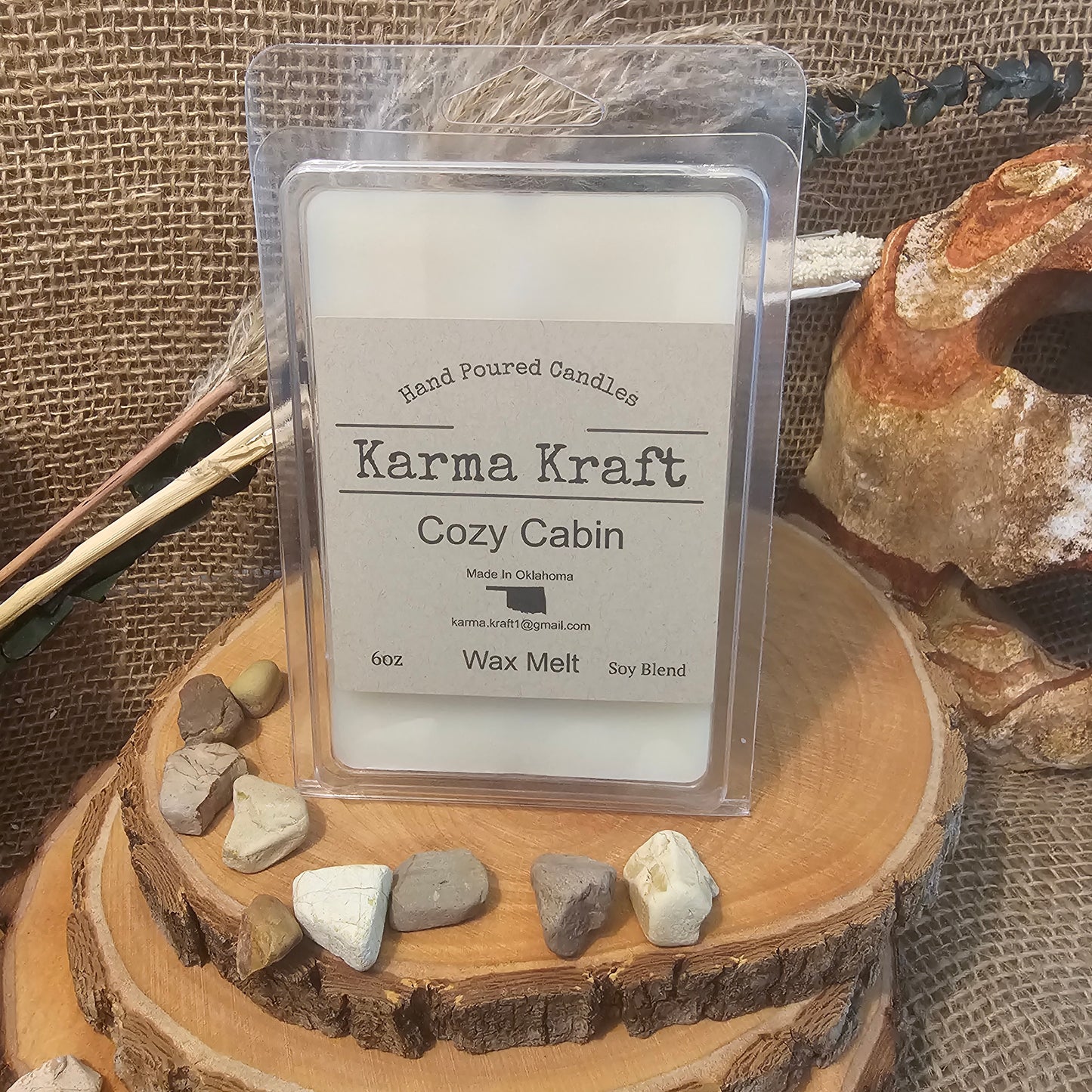 Cozy Cabin 6oz wax melt