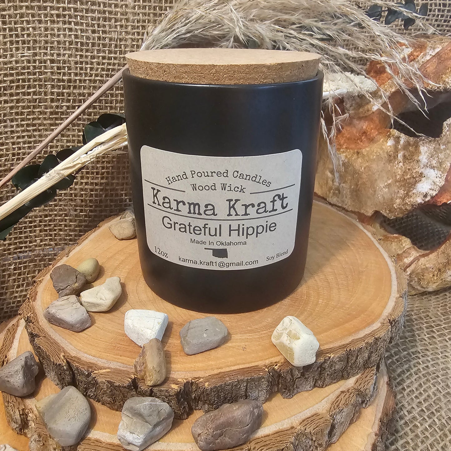Grateful Hippie 12oz candle