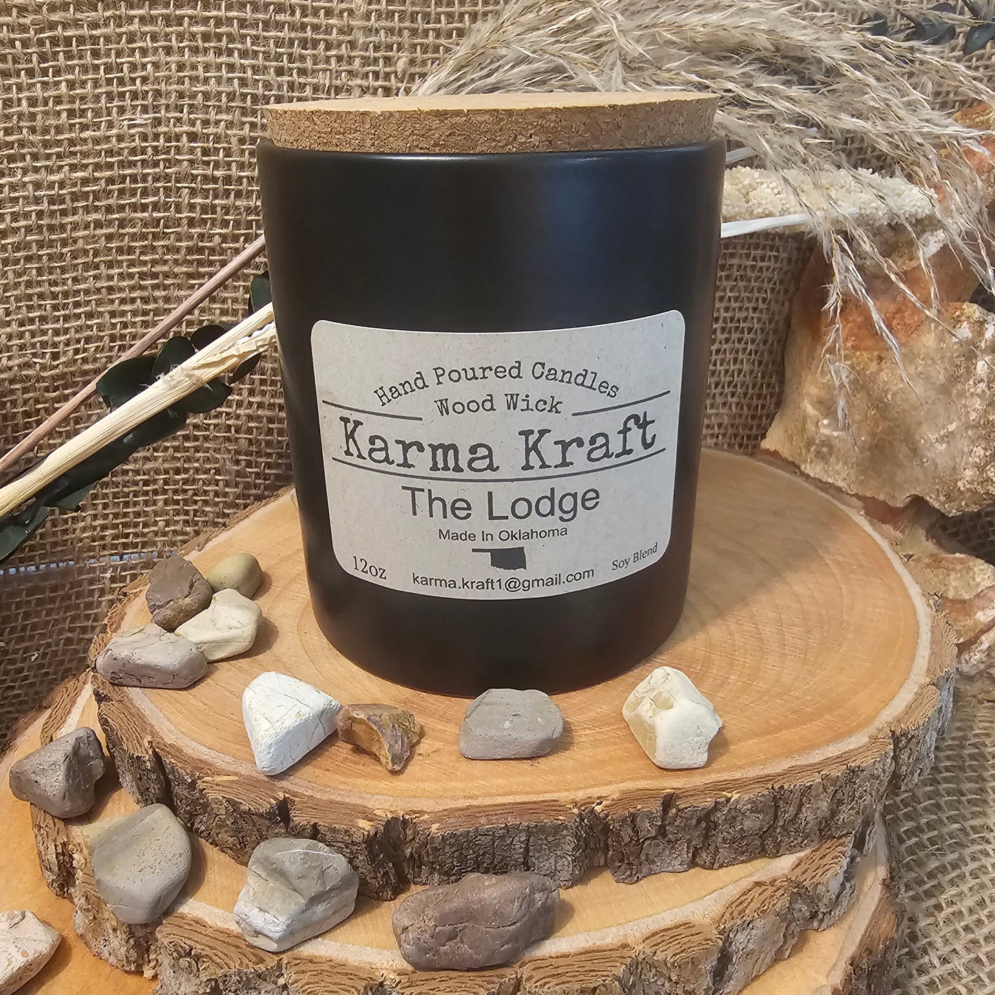 The Lodge 12oz candle