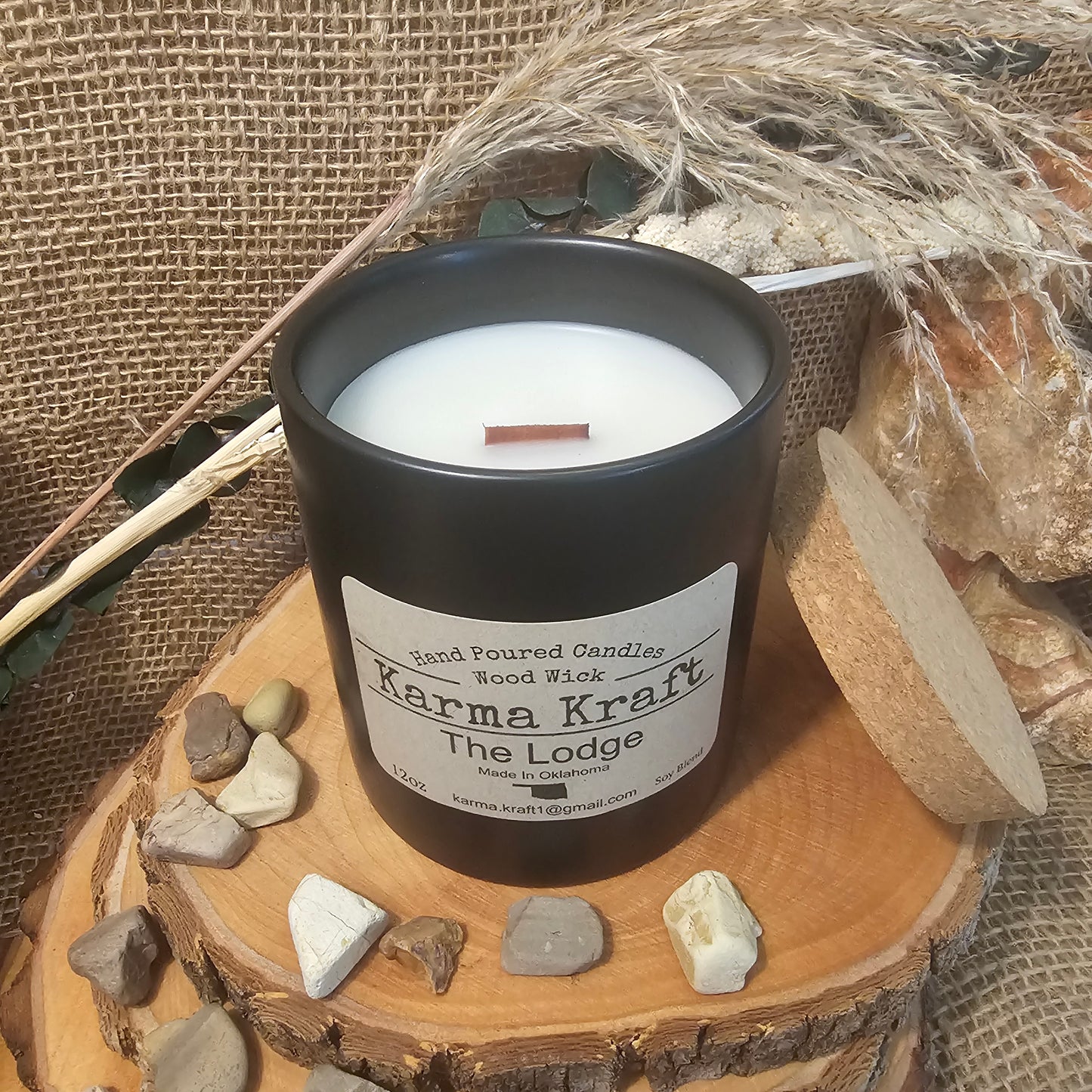 The Lodge 12oz candle
