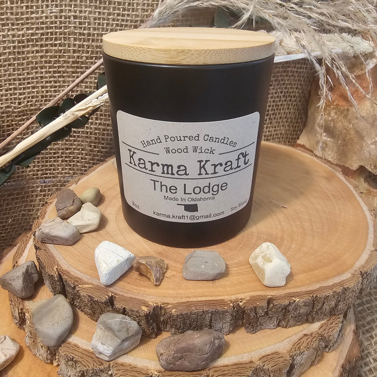 The Lodge 8oz candle