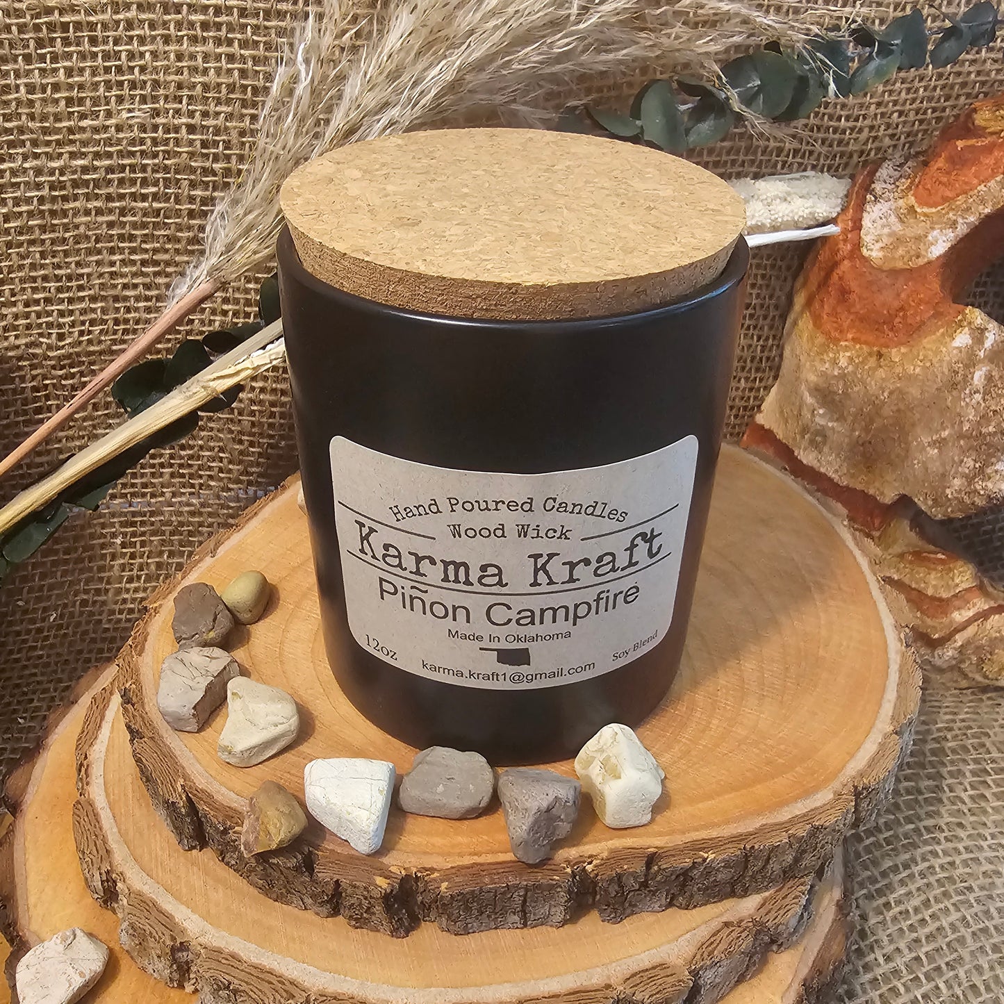 Pinon Campfire 12oz candle