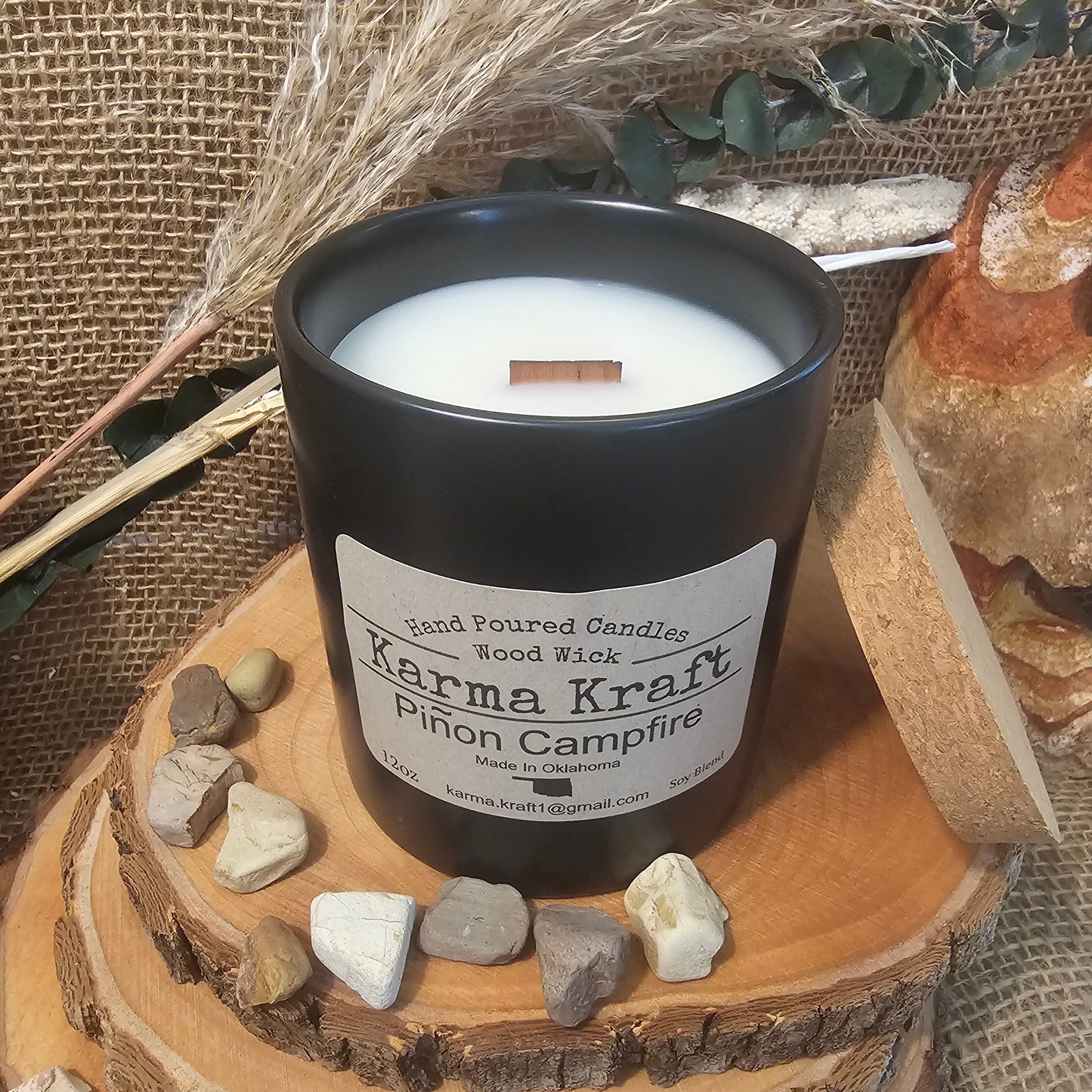 Pinon Campfire 12oz candle