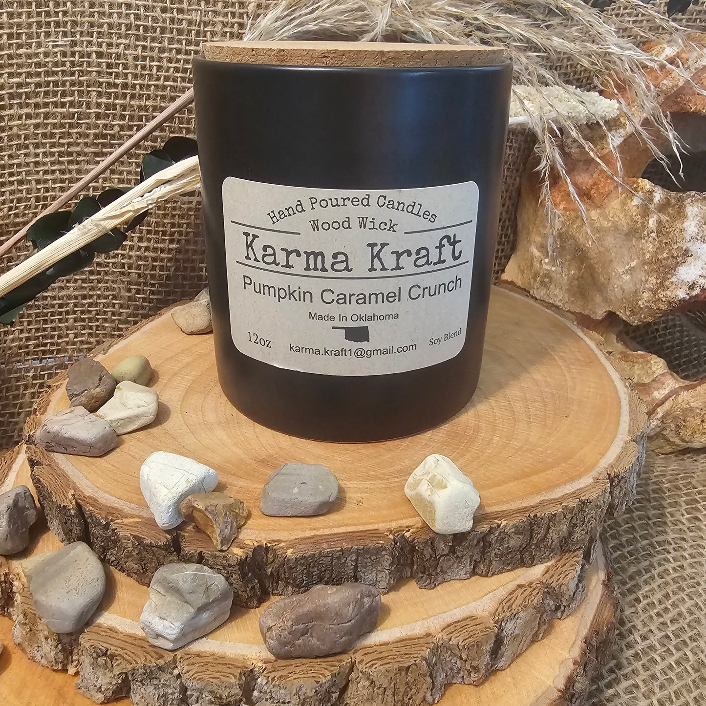 Pumkin Caramel Crunch 12oz candle