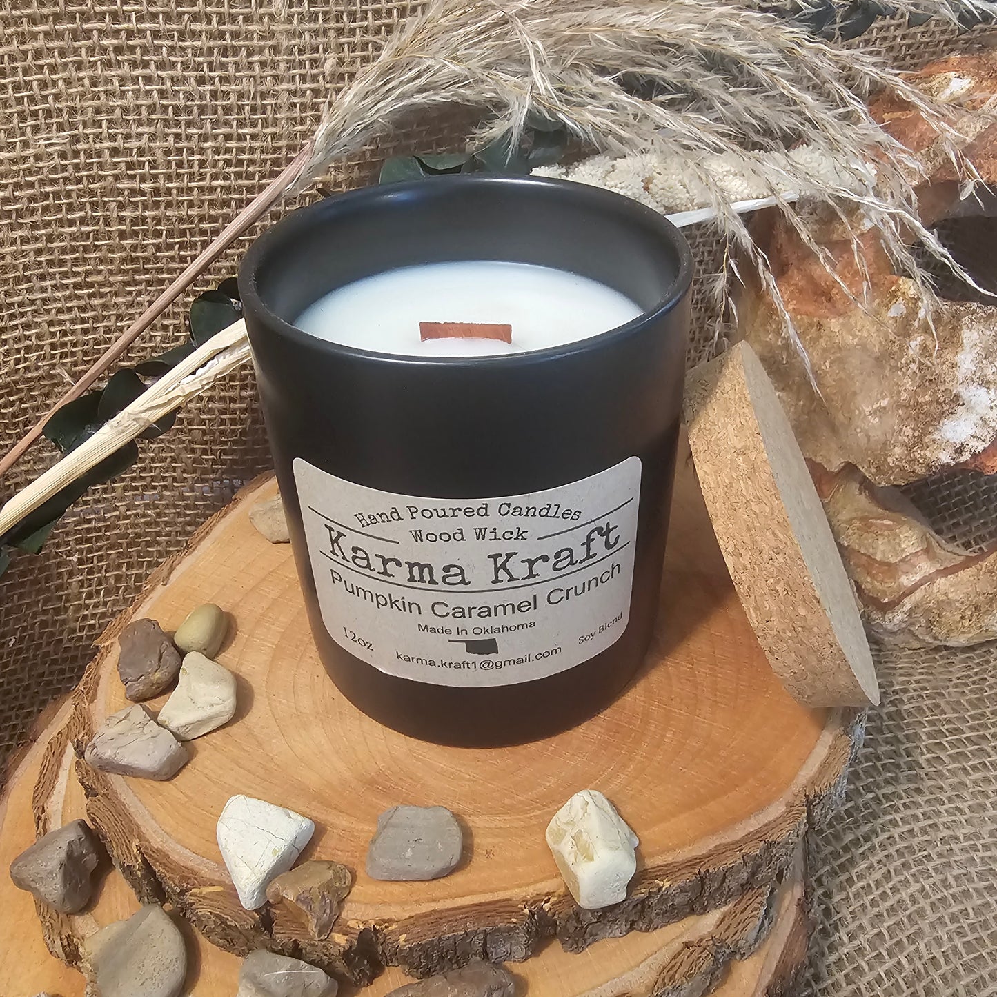Pumkin Caramel Crunch 12oz candle