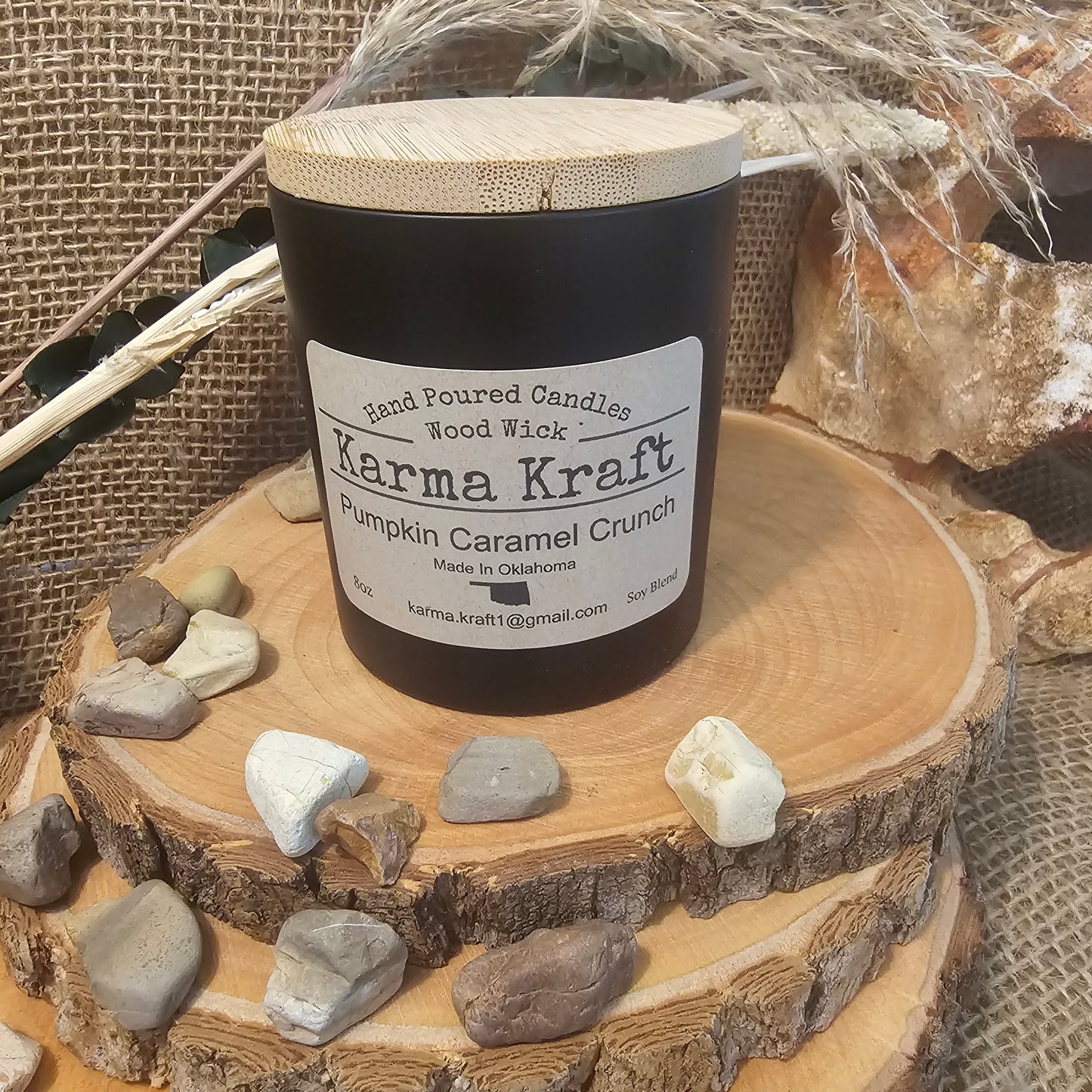 Pumpkin Caramel Crunch 8oz candle