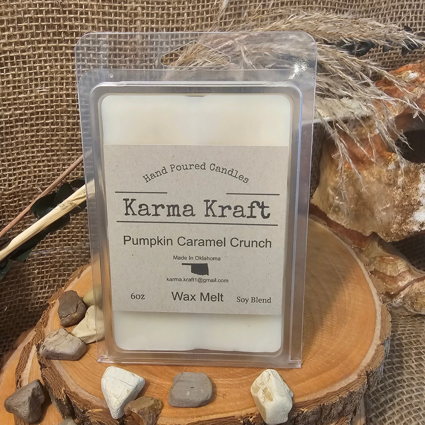 Pumpkin Caramel Crunch 6oz wax melt