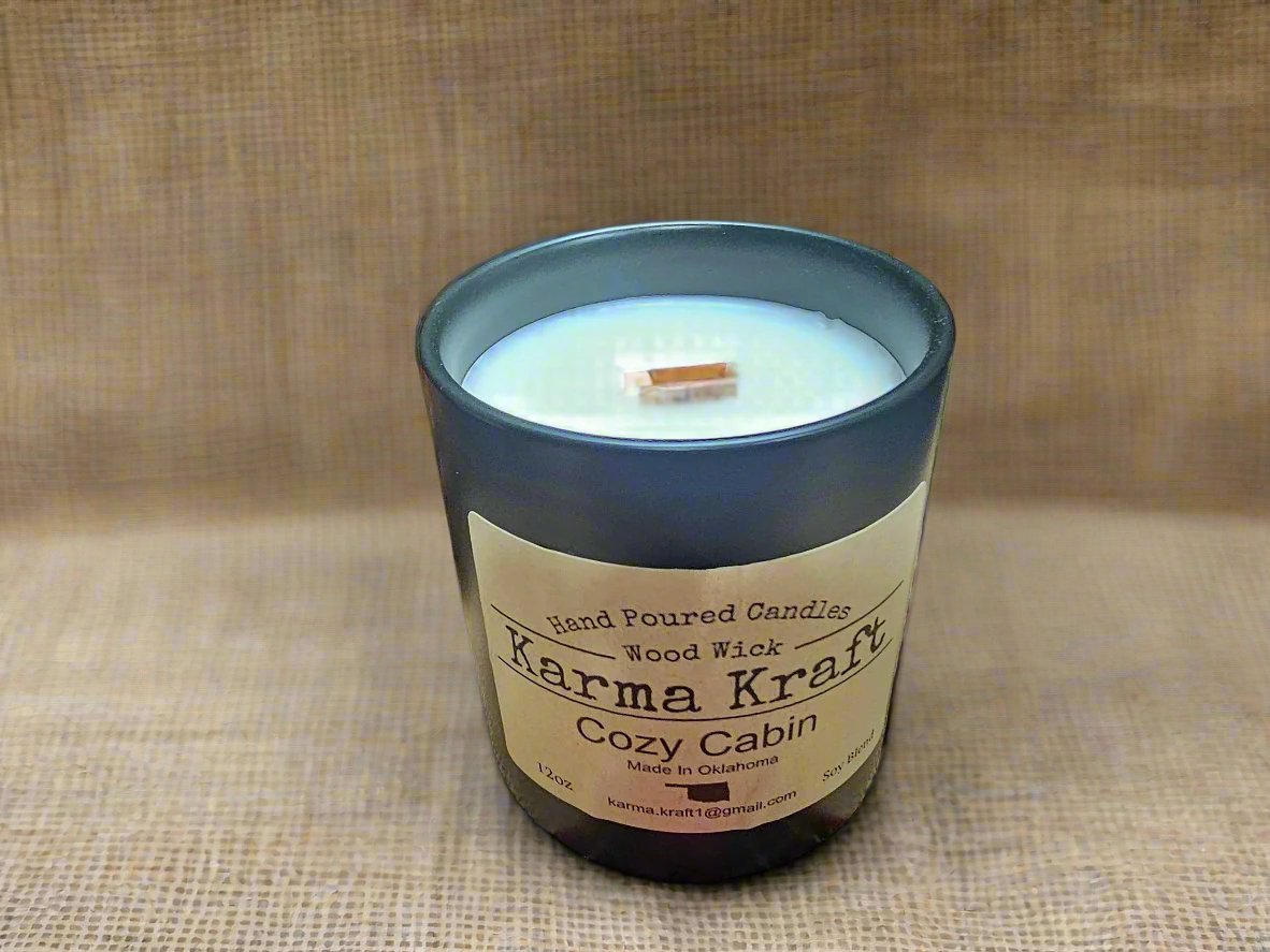 8oz Wood Wick Candles